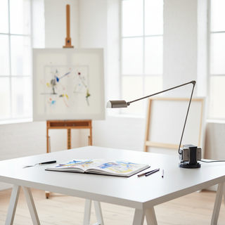 Minimalist Adjustable LED Desk Lamp With Articulated Arm