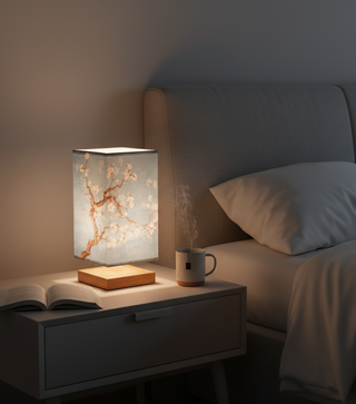 Japanese Style Wooden Table Lamp