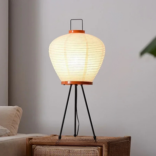 Japanese Rice Paper Sculptural Floor Lamp