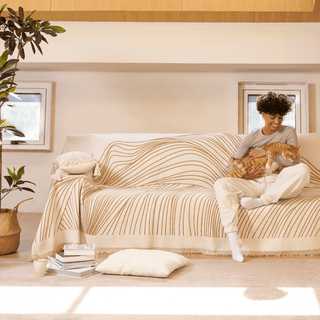 Reversible Jacquard Sofa Cover