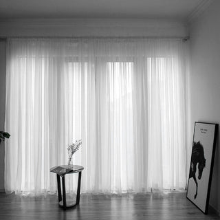 Sheer Voile Curtain Panel – Lightweight Polyester