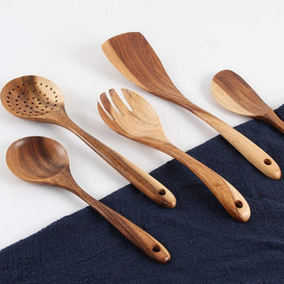 Teak Kitchen Utensil Set