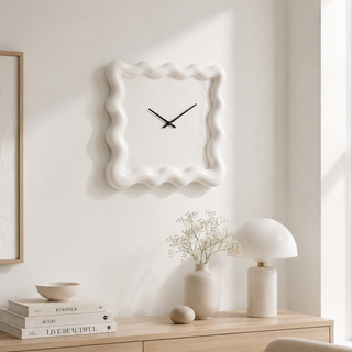 Modern Sculptural Wall Clock