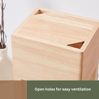 Scandinavian Wooden Candle Warmer Lamp With Adjustable Dimmer