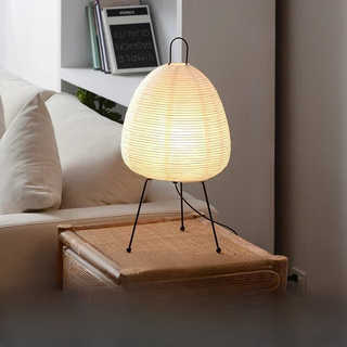 Japanese Rice Paper Sculptural Floor Lamp