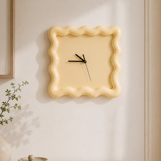 Modern Sculptural Wall Clock