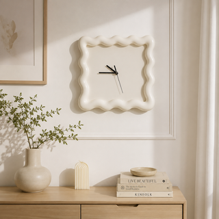 Modern Sculptural Wall Clock