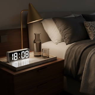 LED Digital Alarm Clock With Display