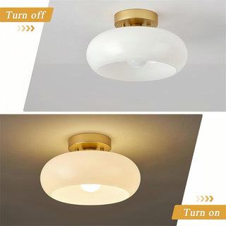 Mid-Century Semi Flush Ceiling Light