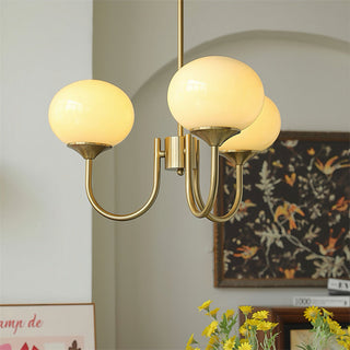 Modern 3-Light Globe Chandelier