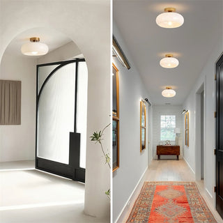 Mid-Century Semi Flush Ceiling Light