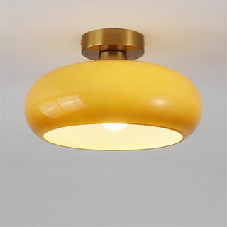 Mid-Century Semi Flush Ceiling Light