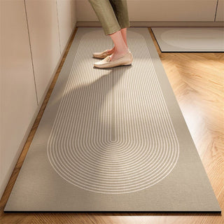 Cushioned Kitchen Rug with Anti-Slip Base