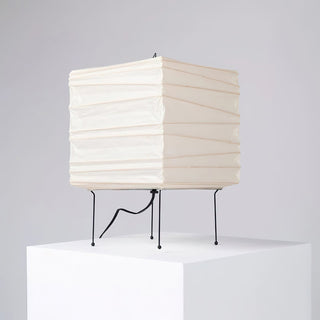 Japandi Table Lamp with Paper Shade