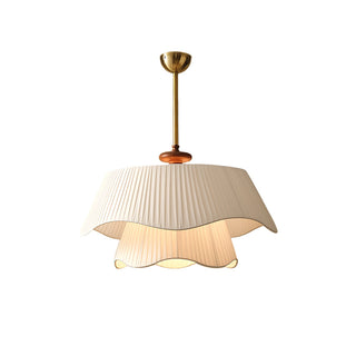 Modern Bellevue Pendant Light With Wood Details.