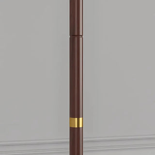 Floor Lamp with Marble and Wood