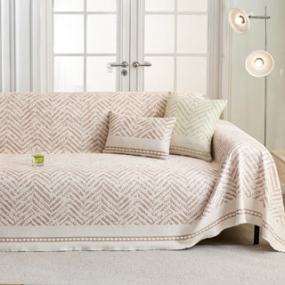 Washable Chevron Sofa Cover