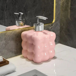 Colourful Bubble Ceramic Soap Dispenser