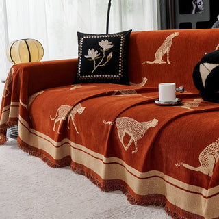 Safari-Inspired Sofa Protector