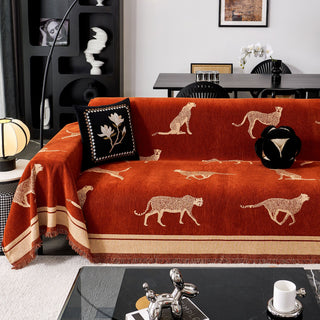 Safari-Inspired Sofa Protector