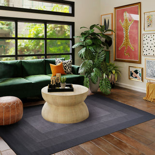 Dark Gradient Washable Rug