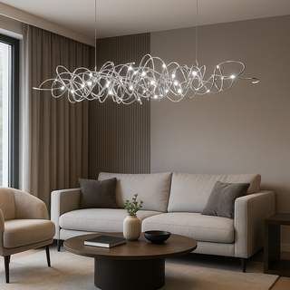 Looped Wire Chandelier