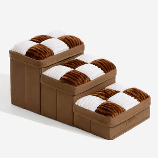 Stylish Dog Stairs with Hidden Storage