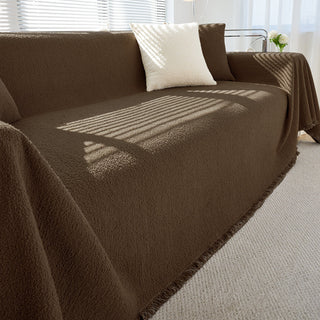 Plush Chenille Winter Sofa Cover