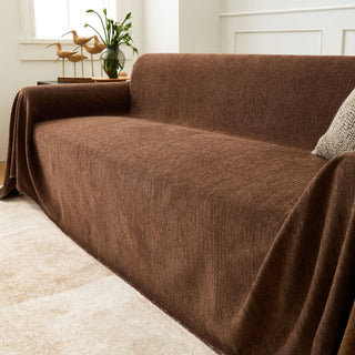 Durable and Pet-Friendly Herringbone Sofa Cover