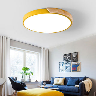 Modern Color LED Ceiling Light – Round