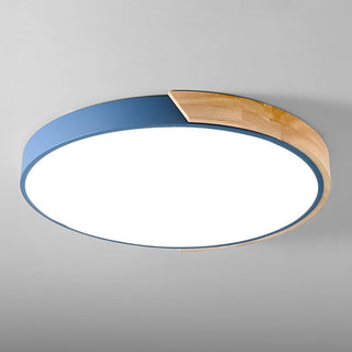 Modern Color LED Ceiling Light – Round