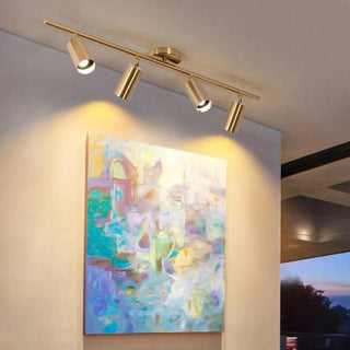Modern Brass Wall Spotlight