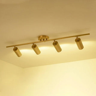 Modern Brass Wall Spotlight