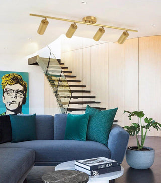 Modern Brass Wall Spotlight