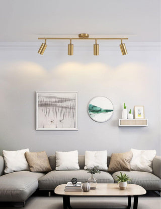 Modern Brass Wall Spotlight