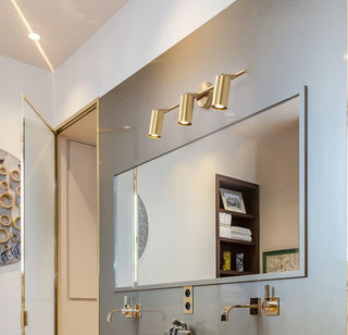 Modern Brass Wall Spotlight