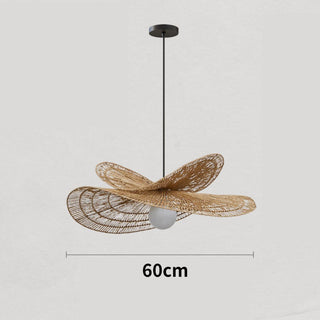 Woven Rope Petal Pendant Light