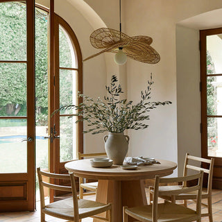 Woven Rope Petal Pendant Light