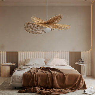 Woven Rope Petal Pendant Light