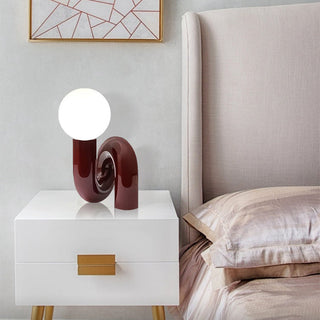 Modern Curved Bedside Lamp
