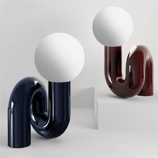 Modern Curved Bedside Lamp