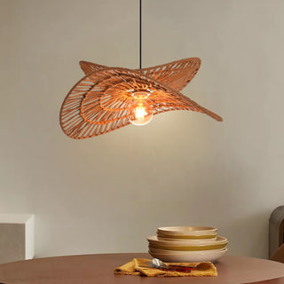 Woven Rope Petal Pendant Light