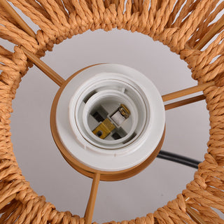 Woven Rope Petal Pendant Light