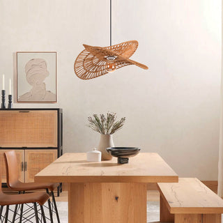 Woven Rope Petal Pendant Light