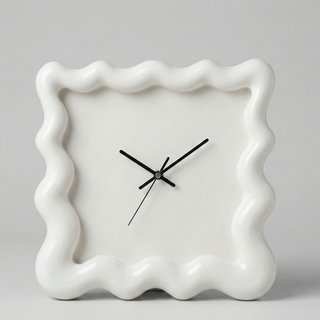 Modern Sculptural Wall Clock