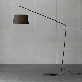 Nordic Matte Black LED Floor Lamp