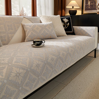 French Chenille All-Season Sofa Cover