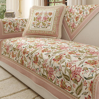 Vintage Garden Non-Slip Couch Cover