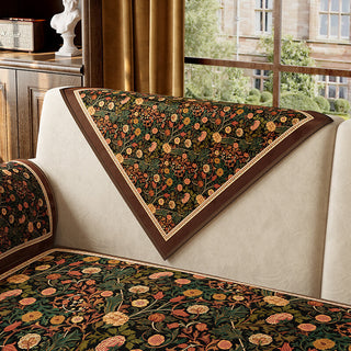 Vintage Garden Non-Slip Couch Cover