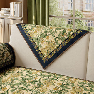 Vintage Garden Non-Slip Couch Cover